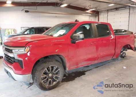 2024 Chevrolet Silverado 1500 4Wd Short Bed Lt With 2Fl from USA, damaged, VIN 1GCPDKEK3RZ368481